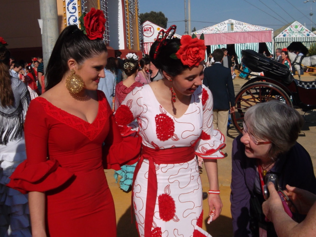  Joann checks out Feria fashion