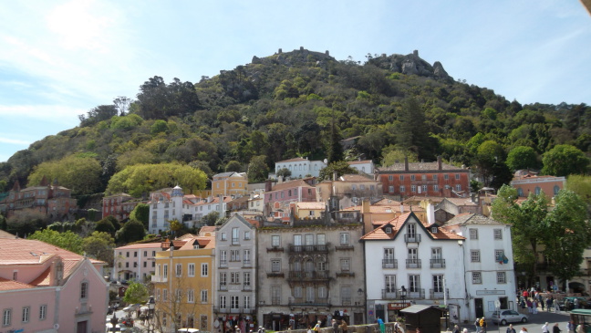  Moorish castle on hilltop above Sintra, Portugal