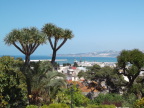  View of Mediterranean from our couscous lunch at Hotel Royal in Tangiers