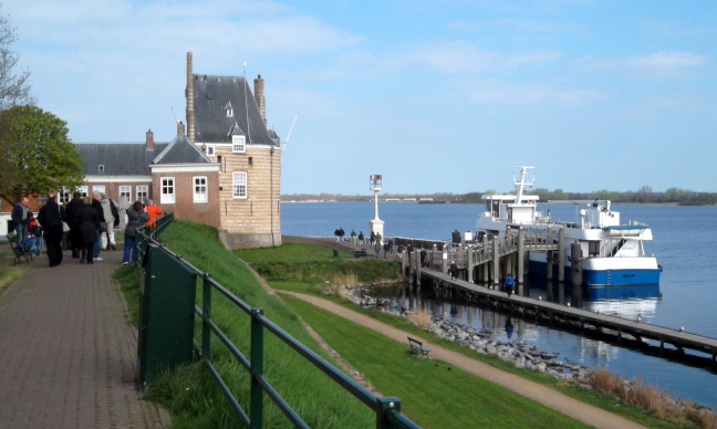 By the river in historic village of Froon