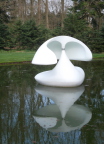  Floating Marta Pan sculpture in garden at Kroller-Muller Art Museum