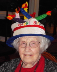  Every year Grandma has to wear the silly hat
