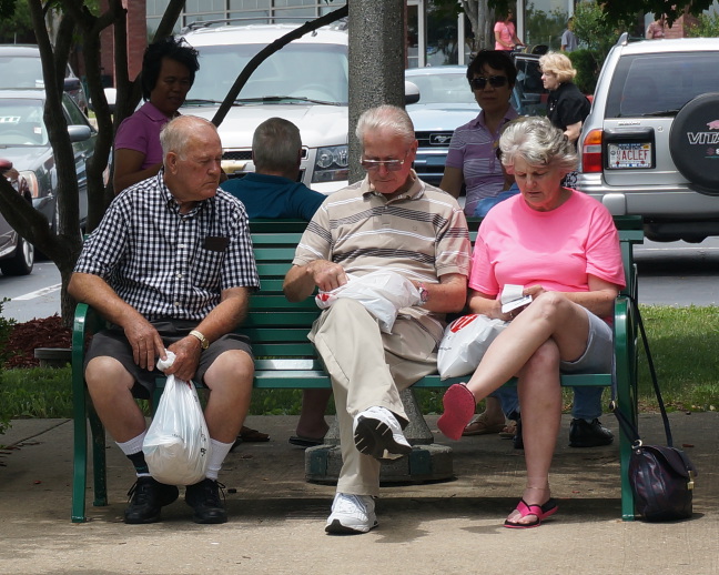 Waiting for a shopper at The Shoppes at Branson Meadows