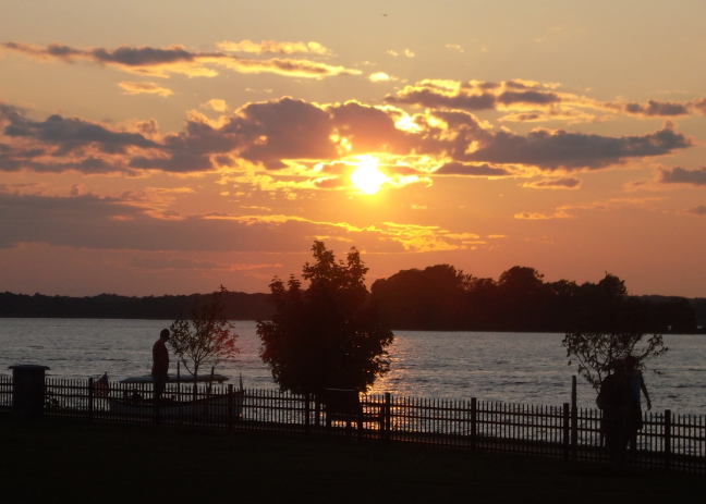 Sunset over the Thousand Islands