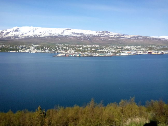 View from my hotel room in Reykjavik