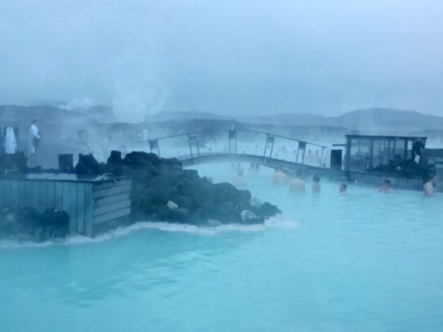 The famous Blue Lagoon