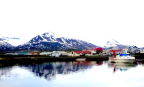  Reflections in Akureyri Fjord