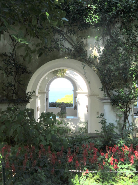 Gardens of castle, Upper Capri