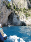  The famous grottoes of Capri