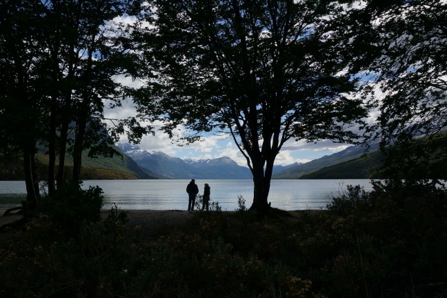 Taking in the scenery, Tierra del Fuego National Park, Argentina