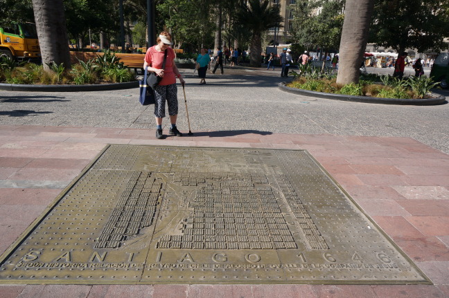 Well, the city layout may not be carved in stone, but it is cast in bronze