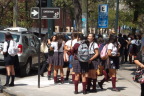  School has just let out in Santiago