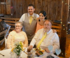  The happy couple with her parents