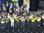  That's Wyatt in the white scarf, one of his many honors