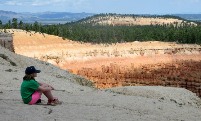 Lindsay contemplates the wonders of Bryce