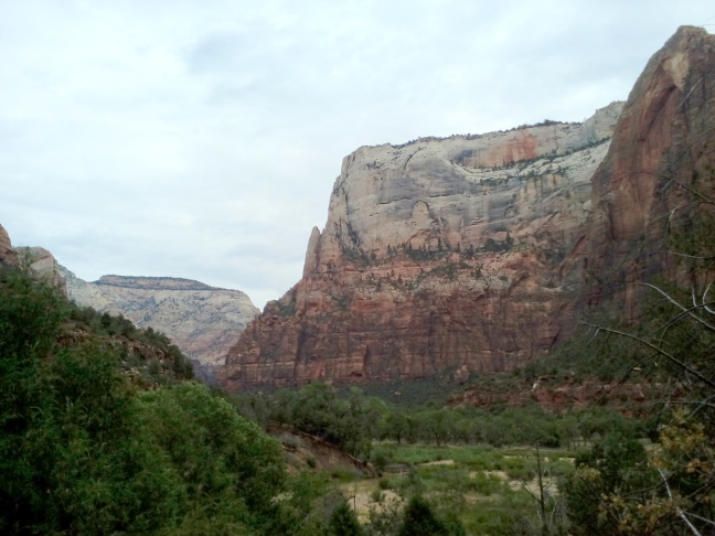 Canyon ends, west entrance