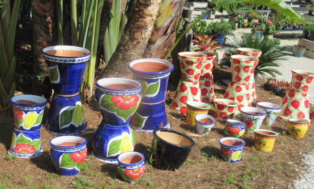 Pots for sale on Sanibel