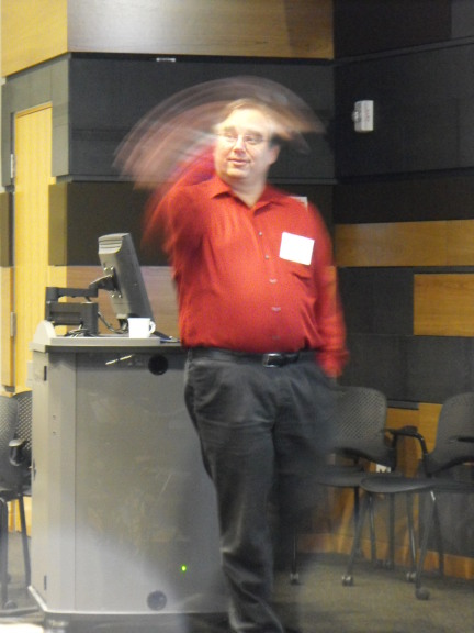 Andy Palay--as usual--gesticulates