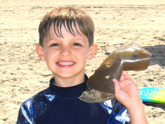  Showing off his kelp