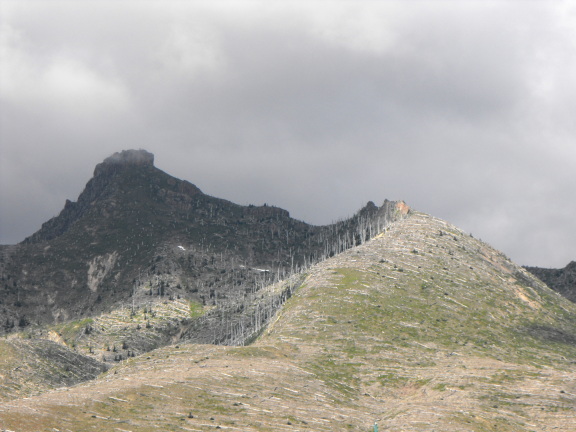  Denuded hill behind where I was standing for the previous shot