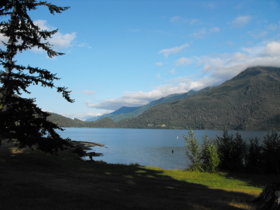 Crescent lake looking west from our cabin