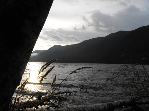  Crescent Lake at dusk from the south shore