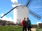  Joann and Susan tilting at windmills