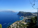  View of Capri and Bay of Naples from Mamma Mia!! highway to Upper Capri
