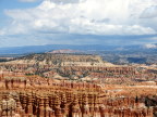  hHunderstorm over distant plateau from Bryce Canyon
